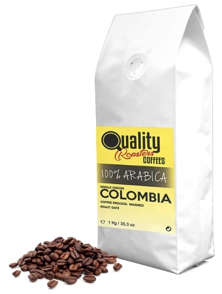 Café en grano natural. 100% Arabica