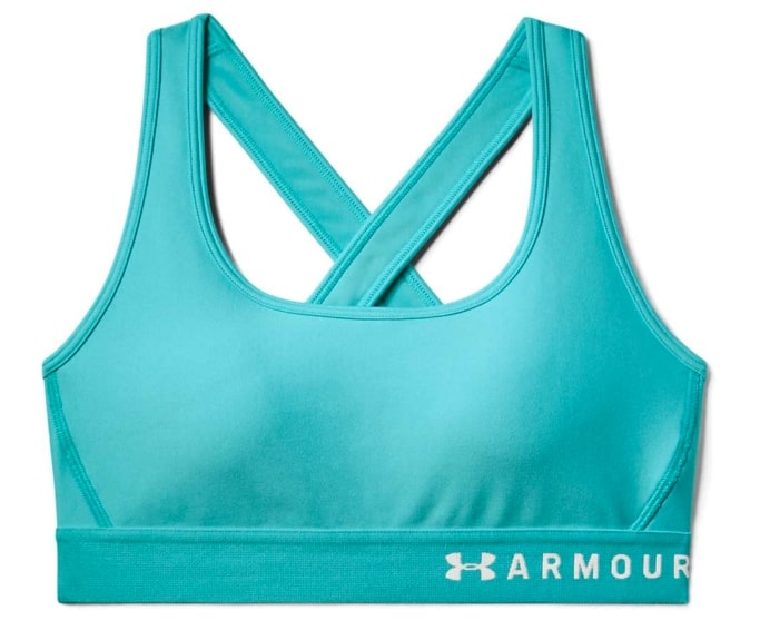 Under Armour Mujer Mid Crossback, Sujetador Deportivo