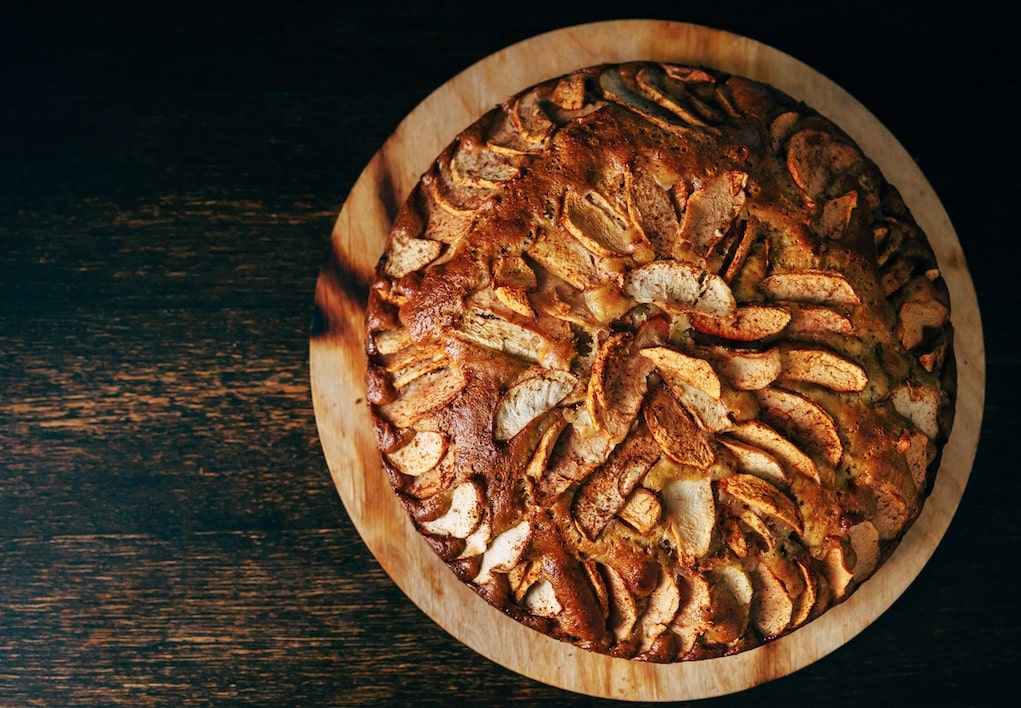 TARTA DE MANZANA FIT